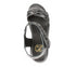 Sandale casual, dama, FORMAZIONE, 8702-1 negru, piele naturala, platforma